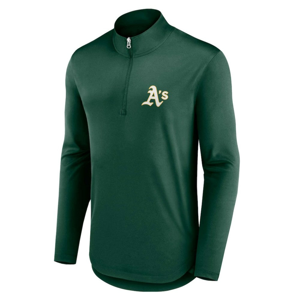 Athletics Fanatics Quarterback Quarter-Zip Top | MLB Near me