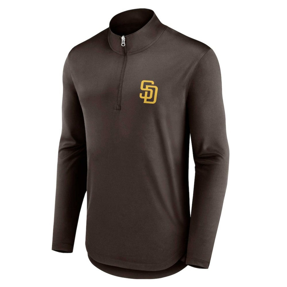 San Diego Padres Fanatics Quarterback Quarter-Zip Top | MLB On Sale