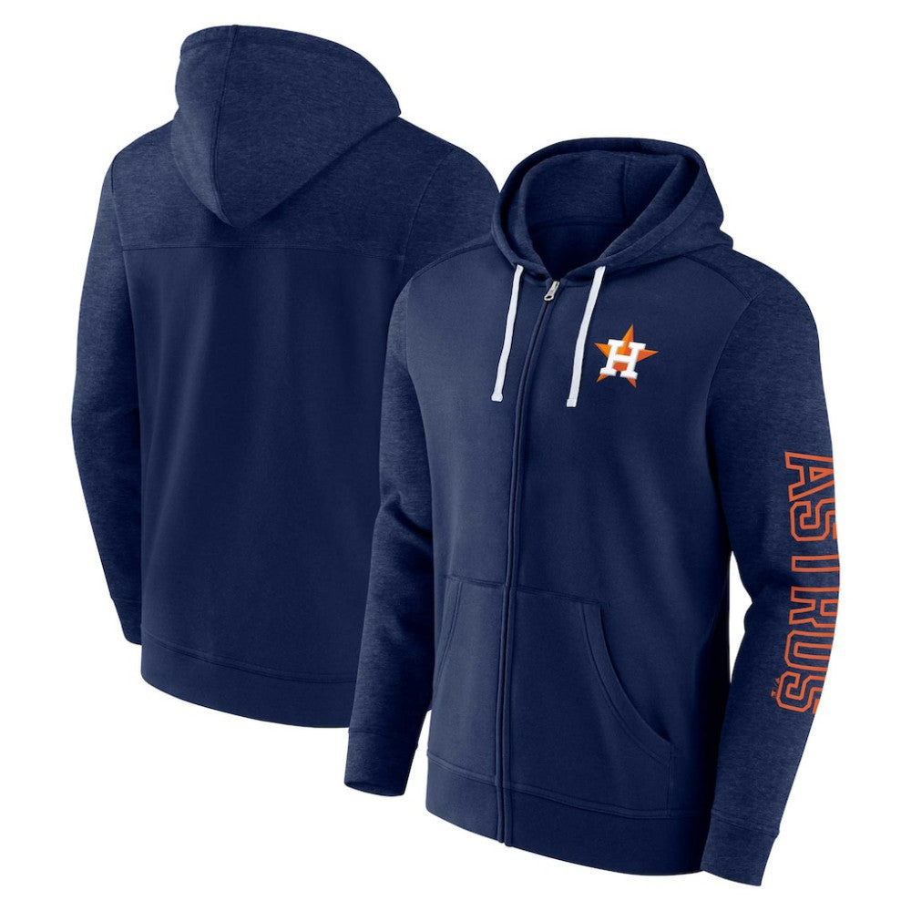 Houston Astros Fanatics Offensive Line Up Lightweight Full-Zip Hoodie | MLB US