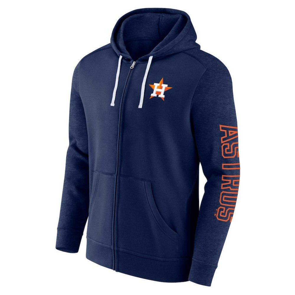 Houston Astros Fanatics Offensive Line Up Lightweight Full-Zip Hoodie | MLB US