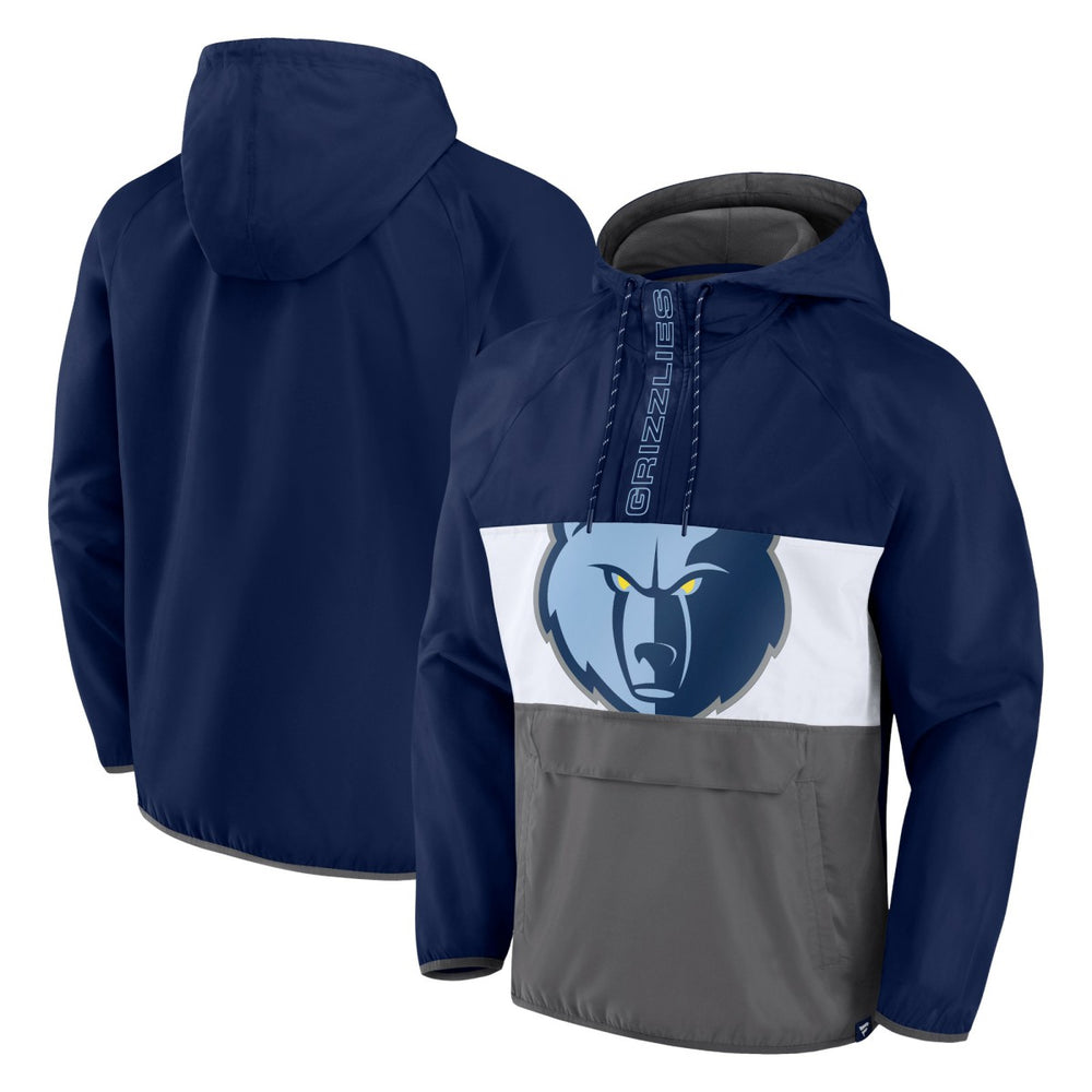 Memphis Grizzlies Anorak Flagrant Foul Color-Block Raglan Hoodie Half-Zip Jacket Online