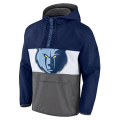 Memphis Grizzlies Anorak Flagrant Foul Color-Block Raglan Hoodie Half-Zip Jacket Online