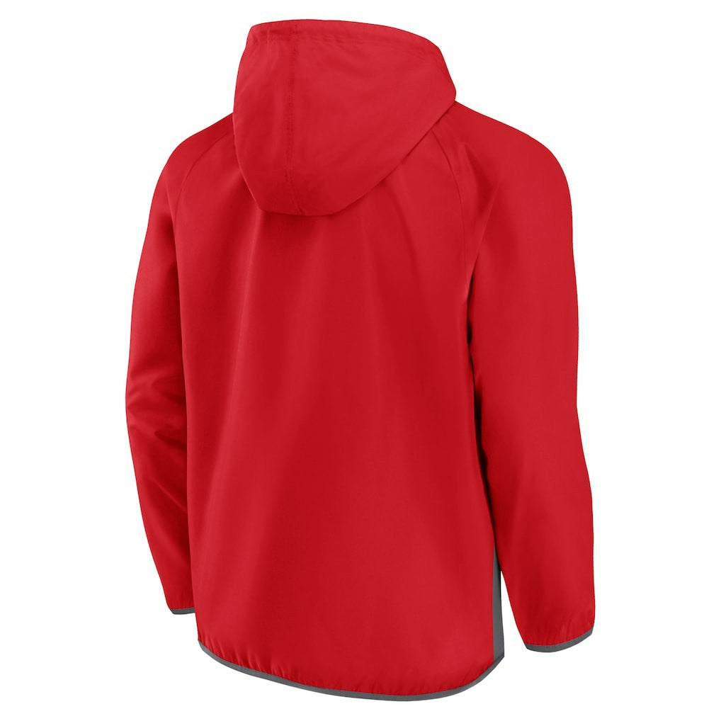 Chicago Bulls Anorak Flagrant Foul Color-Block Raglan Hoodie Half-Zip Jacket Online