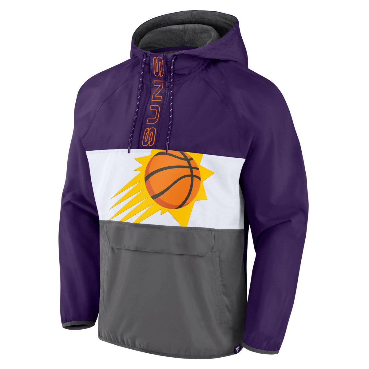 Phoenix Suns Anorak Flagrant Foul Color-Block Raglan Hoodie Half-Zip Jacket Online