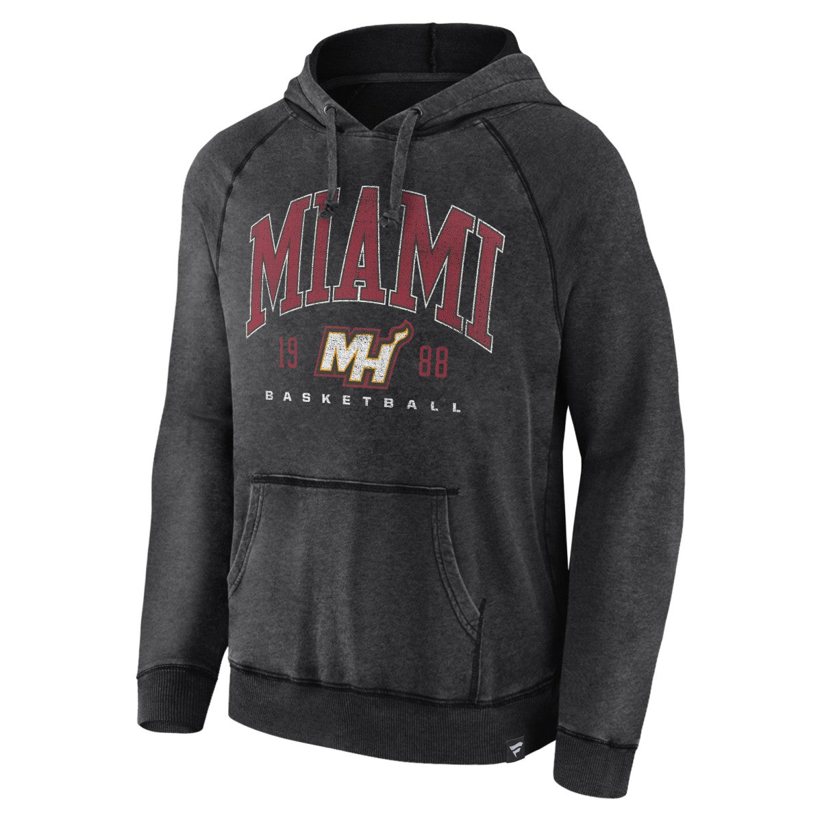 Miami Heat Foul Trouble Snow Wash Raglan Pullover Hoodie Discount
