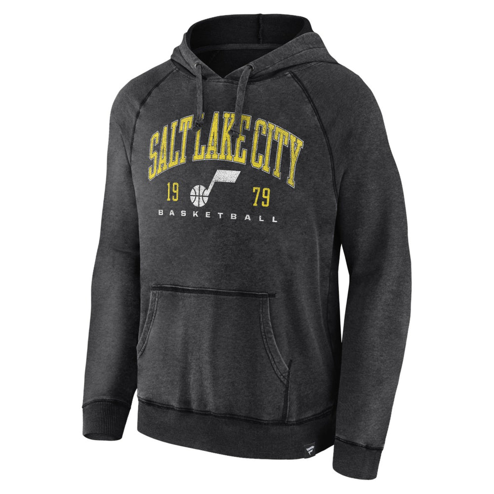 Utah Jazz Foul Trouble Snow Wash Raglan Pullover Hoodie Outlet