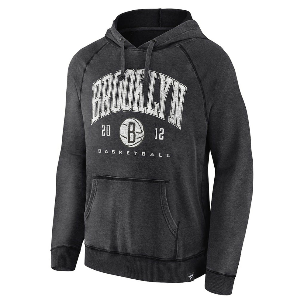 Brooklyn Nets Foul Trouble Snow Wash Raglan Pullover Hoodie Outlet