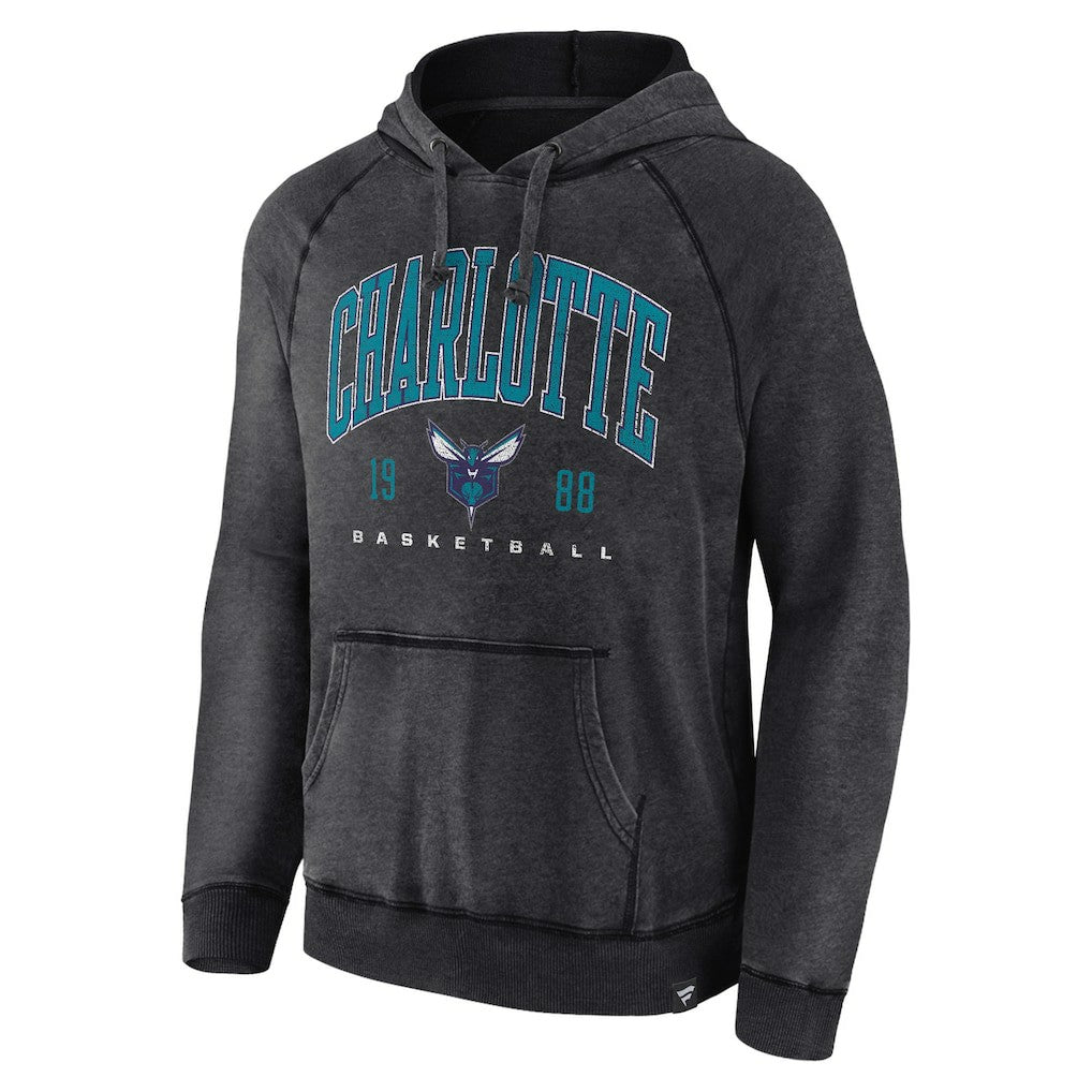 Charlotte Hornets Foul Trouble Snow Wash Raglan Pullover Hoodie For Sale