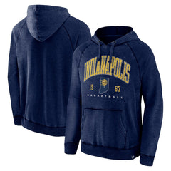Indiana Pacers Foul Trouble Snow Wash Raglan Pullover Hoodie On Sale