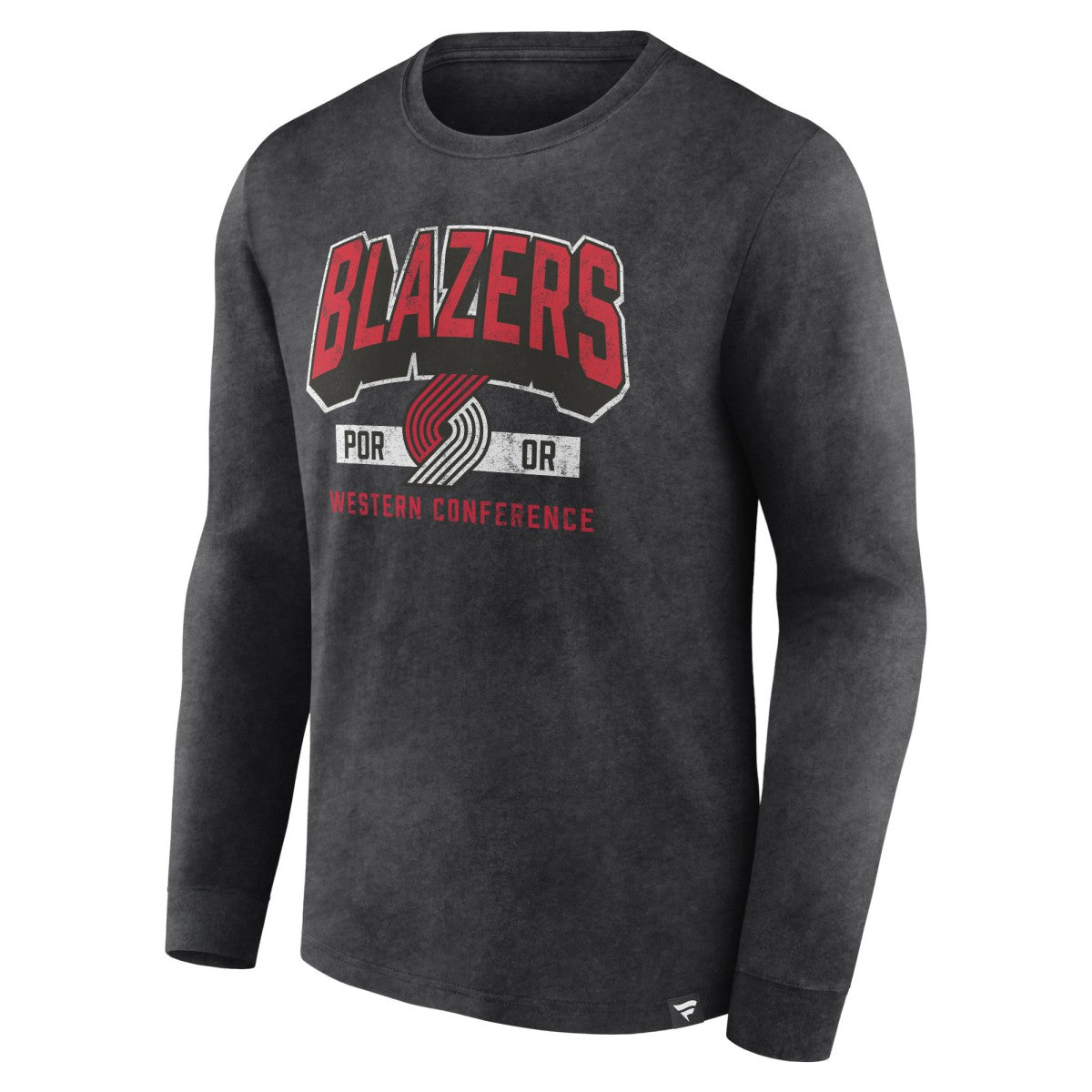 Portland Trail Blazers Front Court Press Snow Wash Long Sleeve T-Shirt Discount