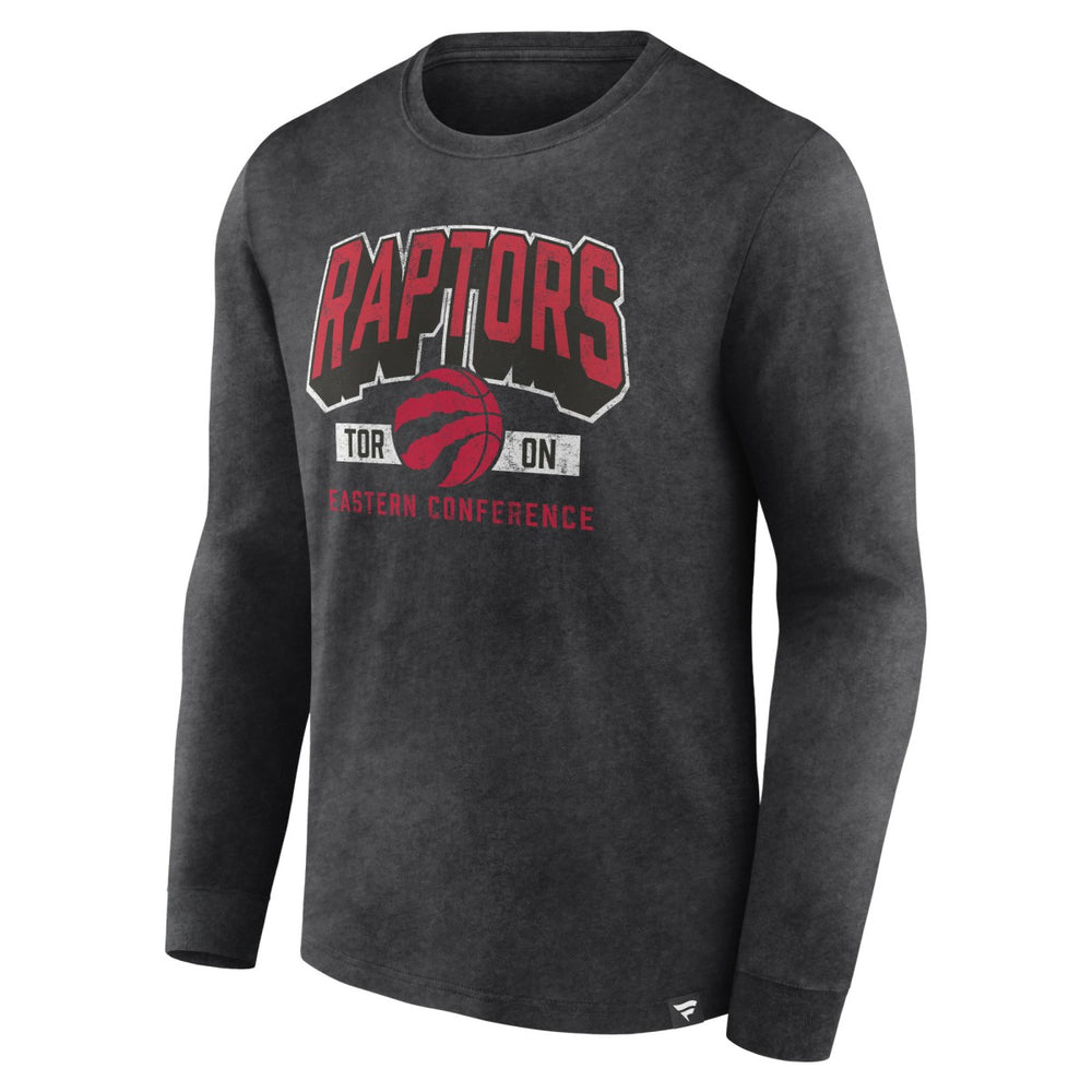 Toronto Raptors Front Court Press Snow Wash Long Sleeve T-Shirt On Sale