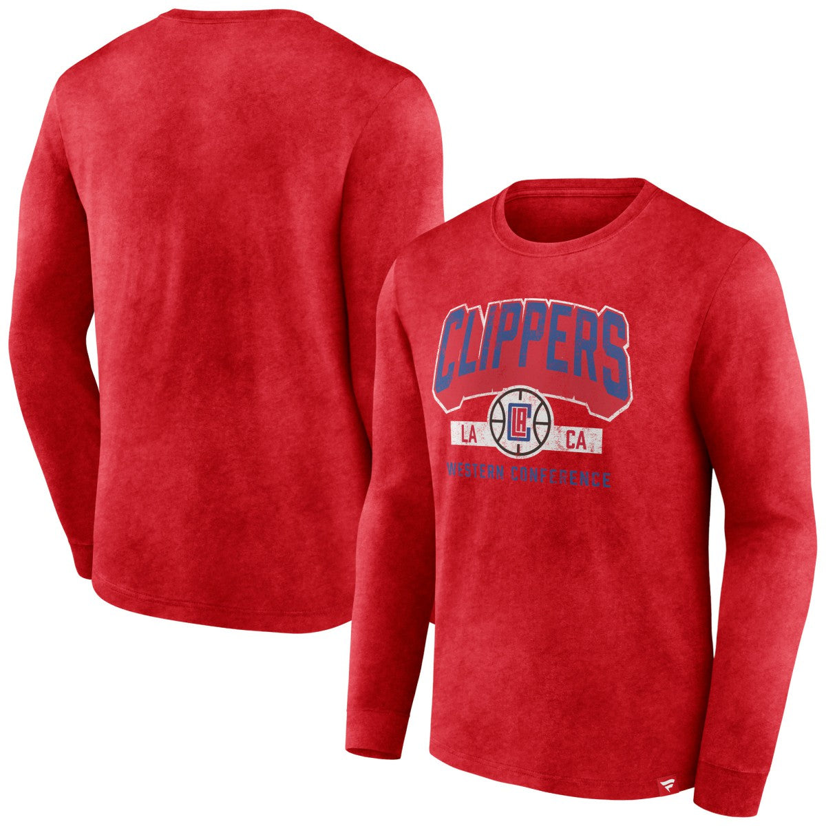 LA Clippers Front Court Press Snow Wash Long Sleeve T-Shirt Outlet