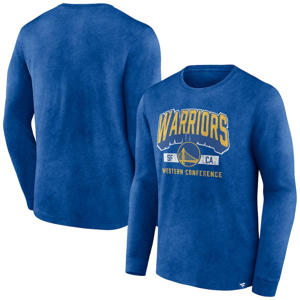 Golden State Warriors Front Court Press Snow Wash Long Sleeve T-Shirt sale Outlet