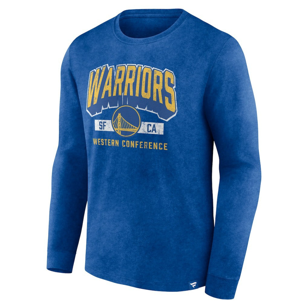 Golden State Warriors Front Court Press Snow Wash Long Sleeve T-Shirt sale Outlet