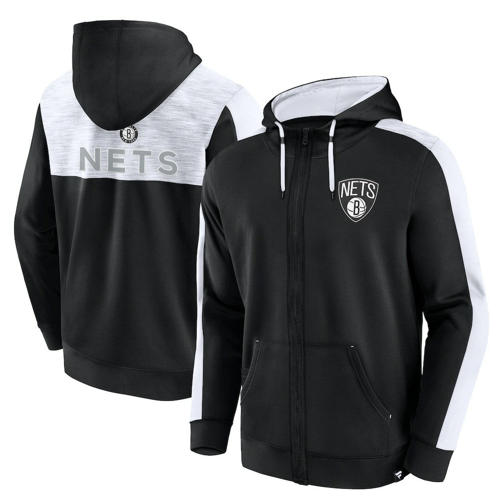 Brooklyn Nets Rainbow Shot Full-Zip Hoodie For Sale