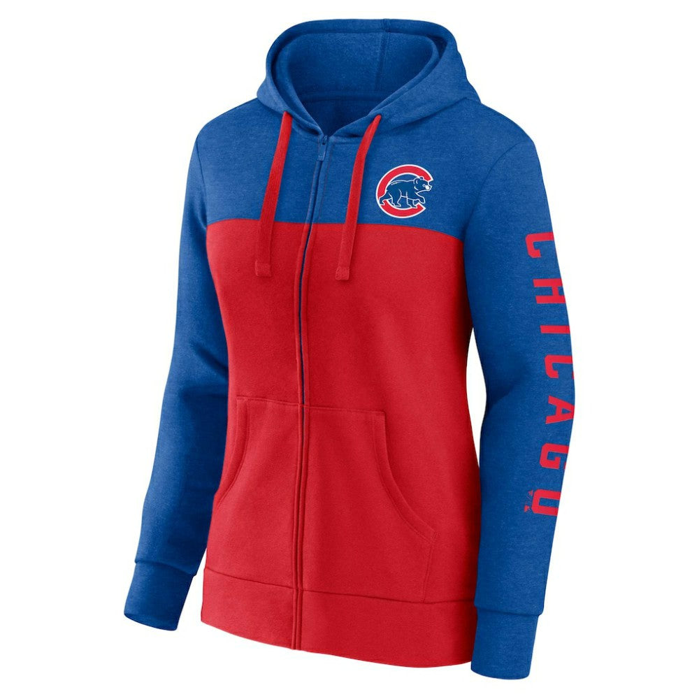 Chicago Cubs Fanatics Women's City Ties Hoodie Full-Zip Sweatshirt | MLB Online