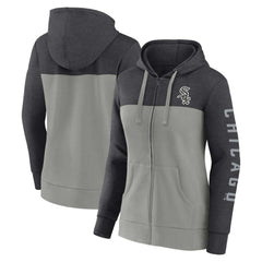 Chicago White Sox Fanatics Women's City Ties Hoodie Full-Zip Sweatshirt | MLB US