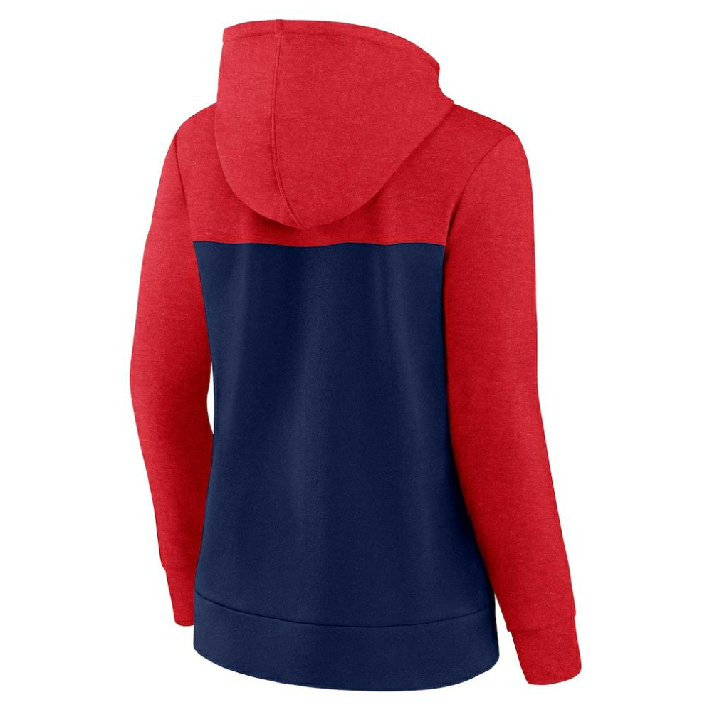 Washington Nationals Fanatics Women's City Ties Hoodie Full-Zip Sweatshirt | MLB For sale