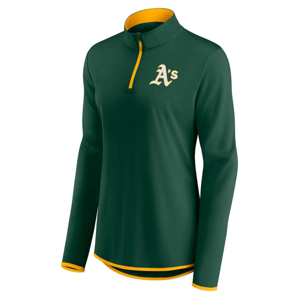 Athletics Fanatics Women's Corner Quarter-Zip Top | MLB Sale
