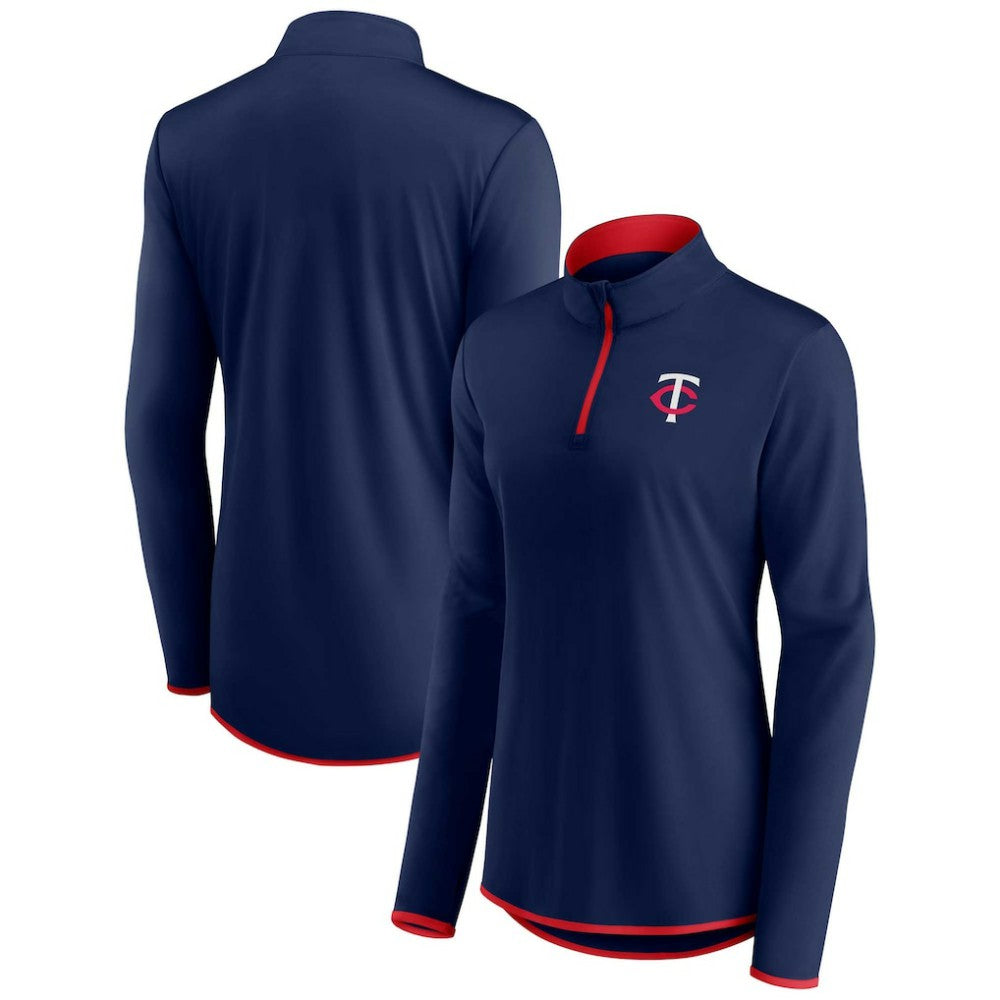 Minnesota Twins Fanatics Women's Corner Quarter-Zip Top | MLB US