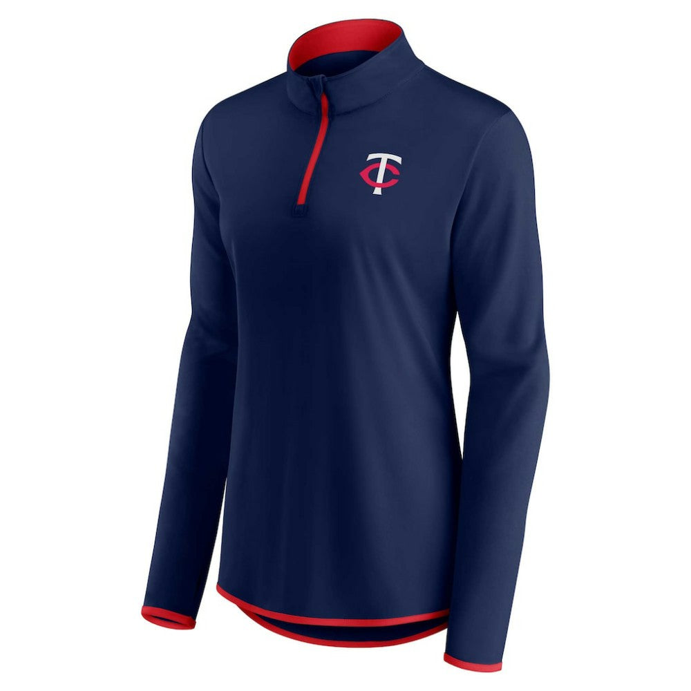 Minnesota Twins Fanatics Women's Corner Quarter-Zip Top | MLB US