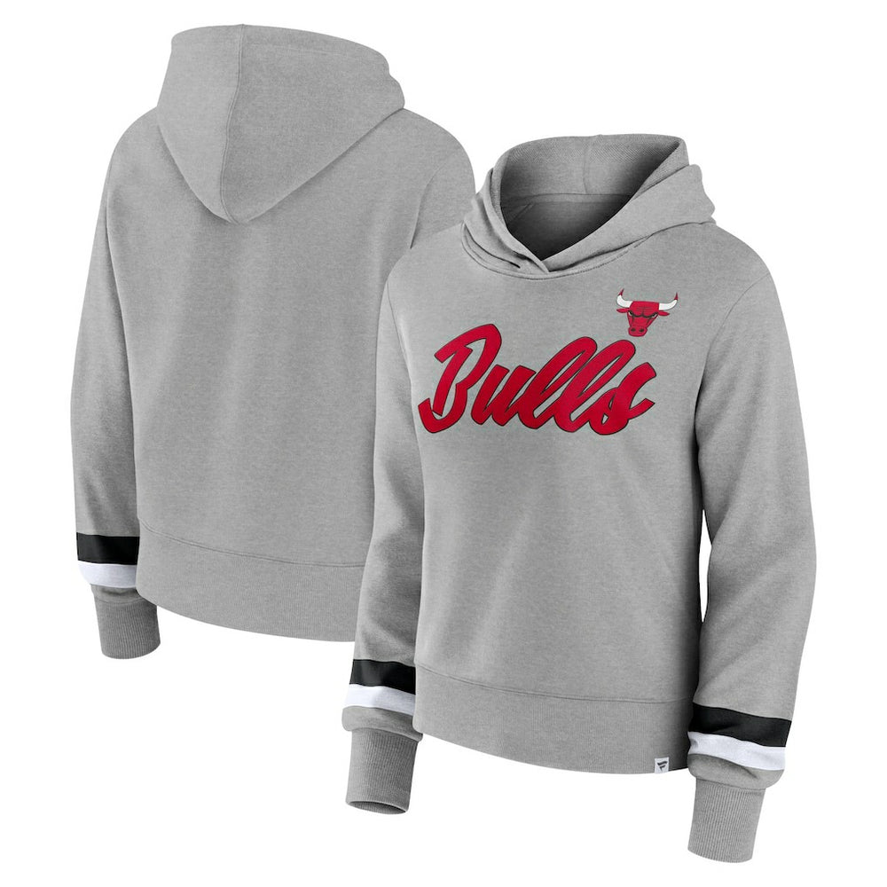 Chicago Bulls Women's Halftime Pullover Hoodie New