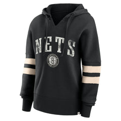 Brooklyn Nets Women's Bold Move Dolman V-Neck High Hip Hoodie Online