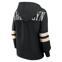 Brooklyn Nets Women's Bold Move Dolman V-Neck High Hip Hoodie Online