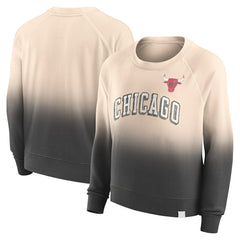 Chicago Bulls Women's Lounge Arch Raglan Pullover Sweatshirt Discount