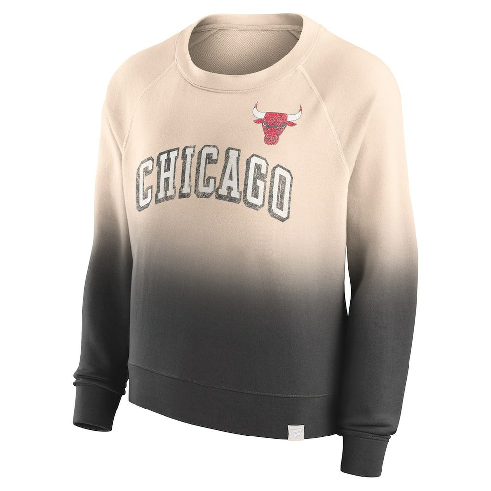 Chicago Bulls Women's Lounge Arch Raglan Pullover Sweatshirt Discount