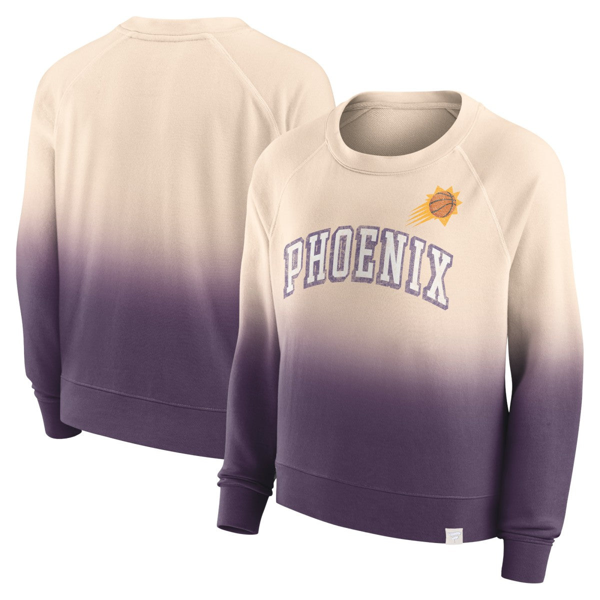 Phoenix Suns Women's Lounge Arch Raglan Pullover Sweatshirt Discount