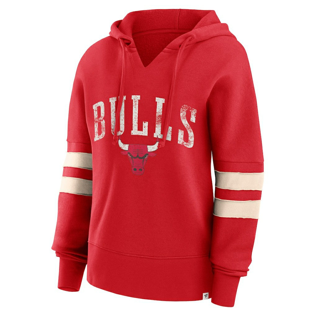 Chicago Bulls Women's Bold Move Dolman V-Neck High Hip Hoodie Online