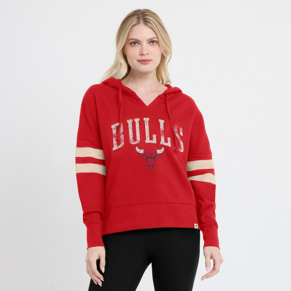 Chicago Bulls Women's Bold Move Dolman V-Neck High Hip Hoodie Online