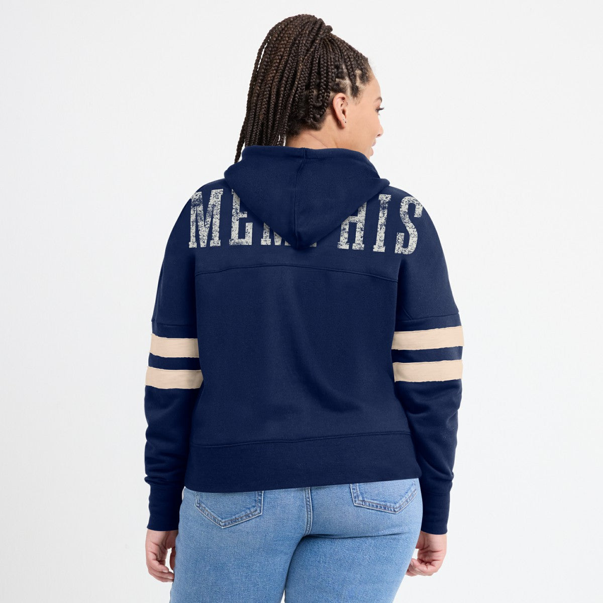 Memphis Grizzlies Women's Bold Move Dolman V-Neck High Hip Hoodie Online