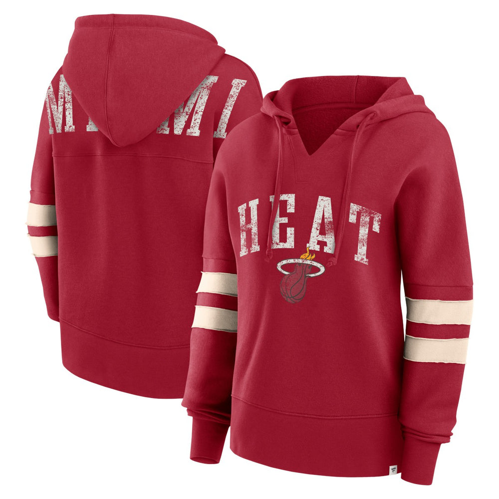 Miami Heat Women's Bold Move Dolman V-Neck High Hip Hoodie For Sale