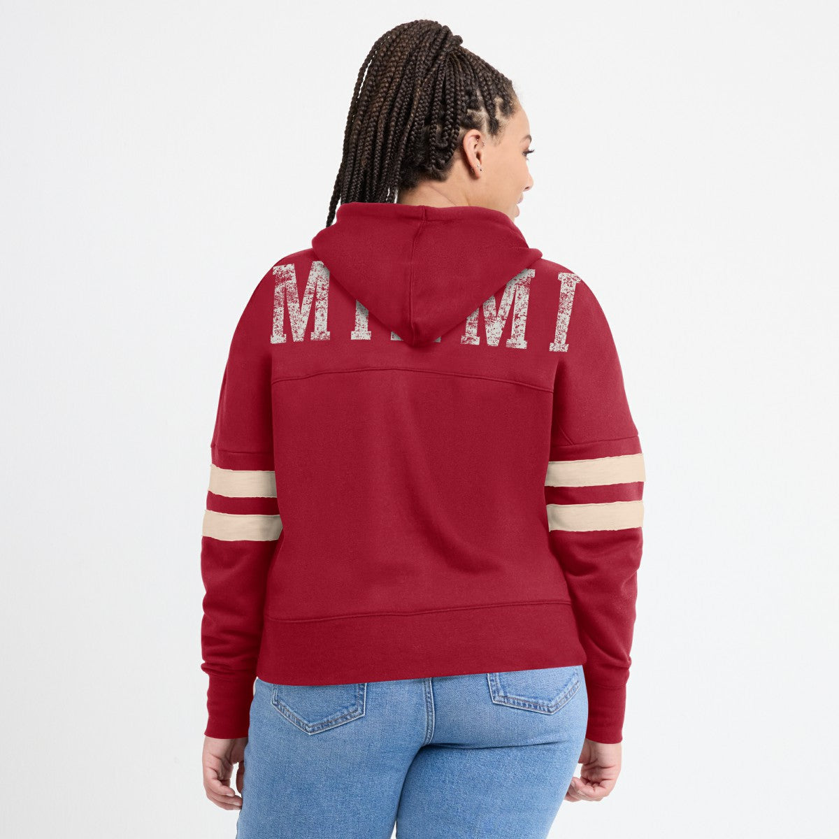 Miami Heat Women's Bold Move Dolman V-Neck High Hip Hoodie For Sale