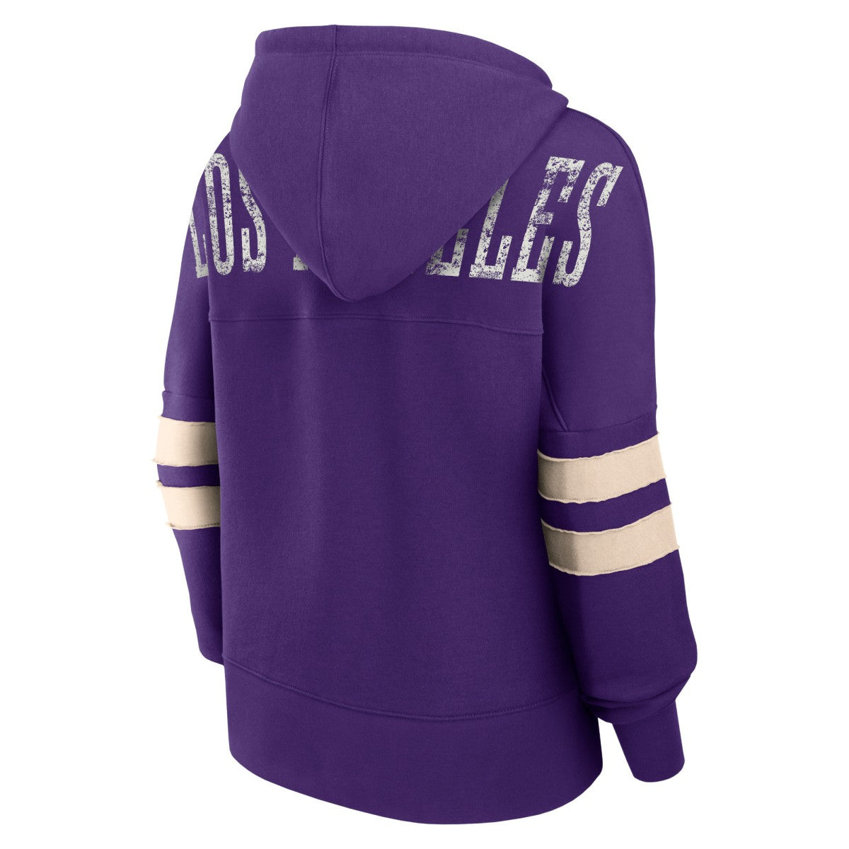 Los Angeles Lakers Women's Bold Move Dolman V-Neck High Hip Hoodie On Sale
