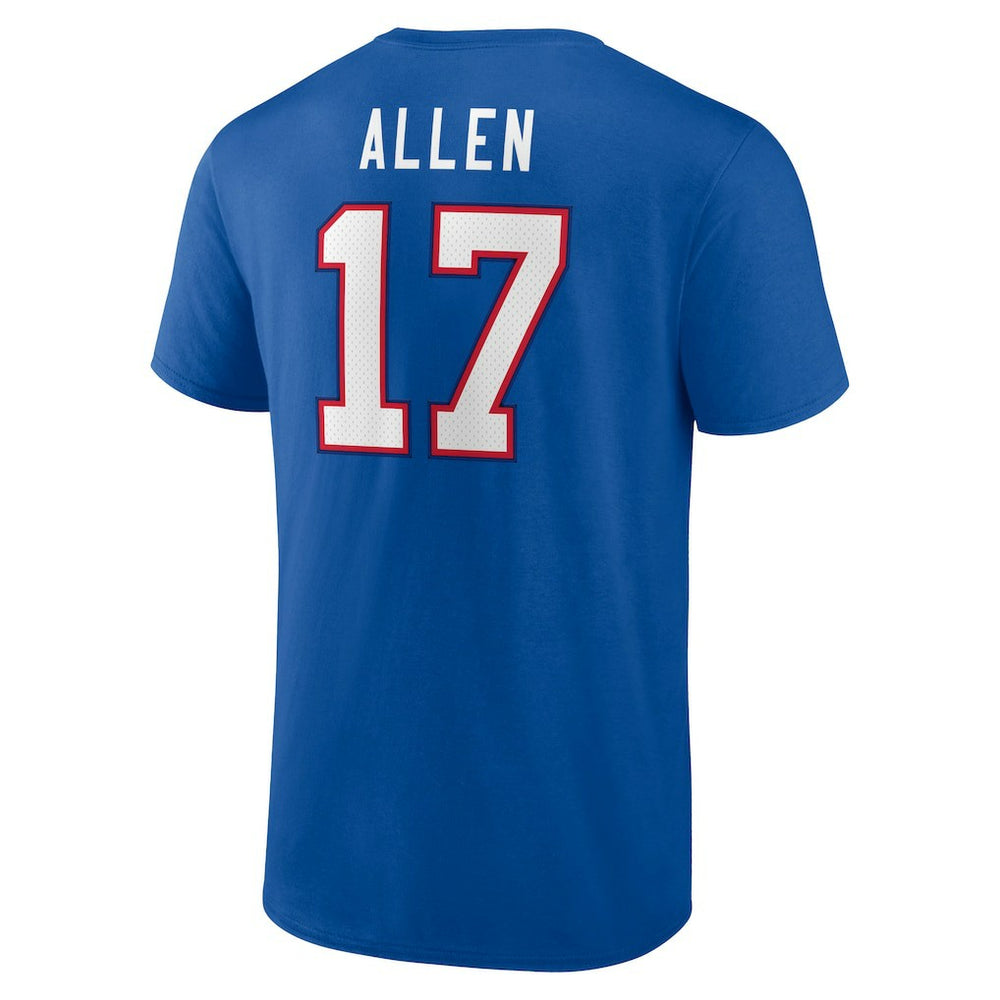 Buffalo Bills  Josh Allen  Icon Player Name & Number T-Shirt