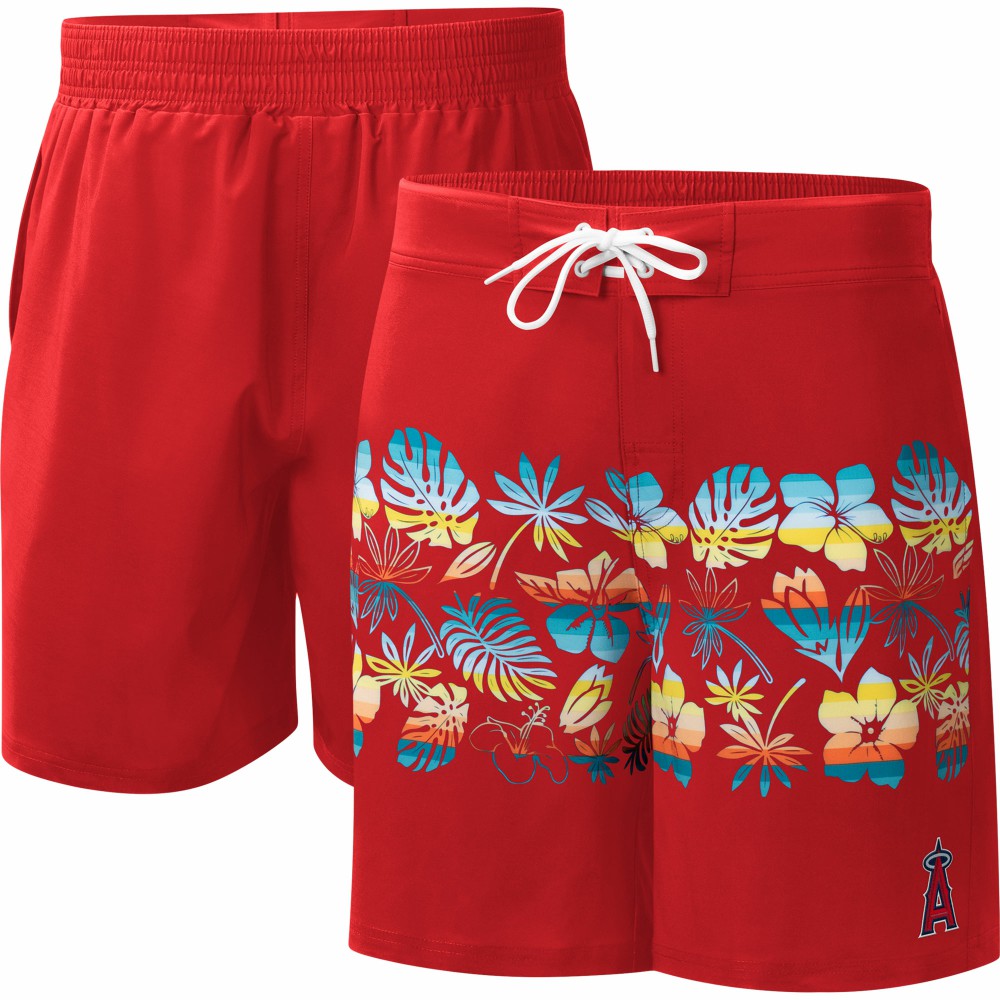 Los Angeles Angels G-III Sports by Carl Banks Breeze Volley Swim Shorts | MLB Outlet