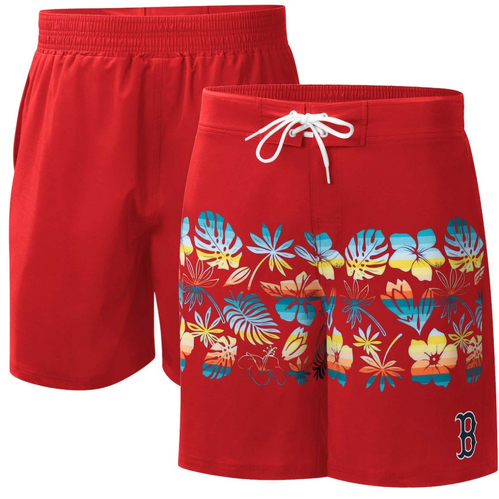 Boston Red Sox G-III Sports by Carl Banks Breeze Volley Swim Shorts | MLB US