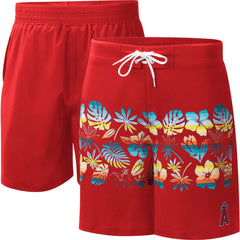Los Angeles Angels G-III Sports by Carl Banks Breeze Volley Swim Shorts | MLB On Sale