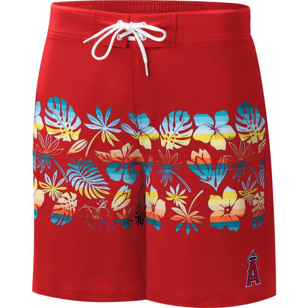 Los Angeles Angels G-III Sports by Carl Banks Breeze Volley Swim Shorts | MLB On Sale