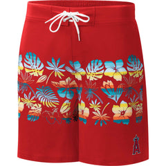Los Angeles Angels G-III Sports by Carl Banks Breeze Volley Swim Shorts | MLB On Sale
