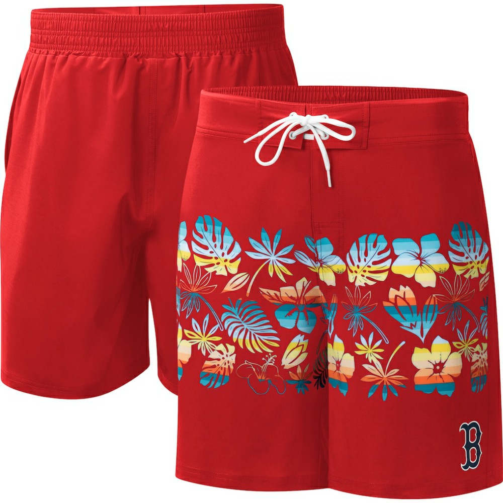 Boston Red Sox G-III Sports by Carl Banks Breeze Volley Swim Shorts | MLB For sale