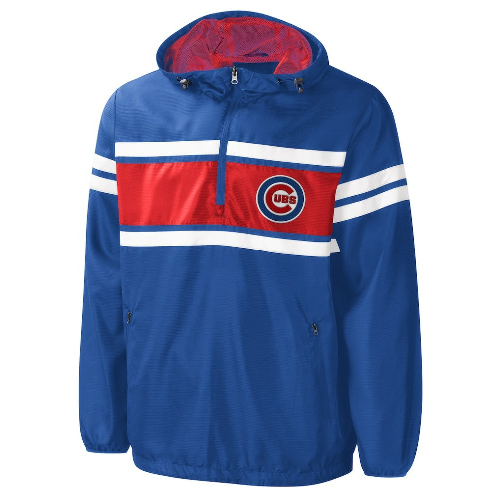 Chicago Cubs G-III Sports by Carl Banks Game Score Quarter-Zip Windbreaker | MLB Online