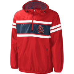 St. Louis Cardinals G-III Sports by Carl Banks Game Score Quarter-Zip Windbreaker | MLB Shop