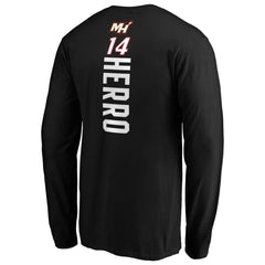 Tyler Herro Miami Heat Playmaker Team Name & Number Long Sleeve T-Shirt Discount