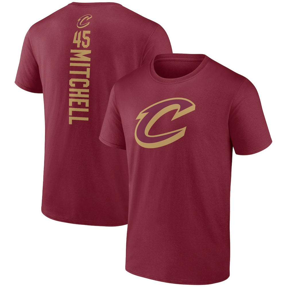 Donovan Mitchell Cleveland Cavaliers Playmaker Team Name & Number T-Shirt sale Discount