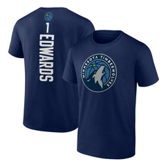 Anthony Edwards Minnesota Timberwolves Playmaker Team Name & Number T-Shirt Outlet