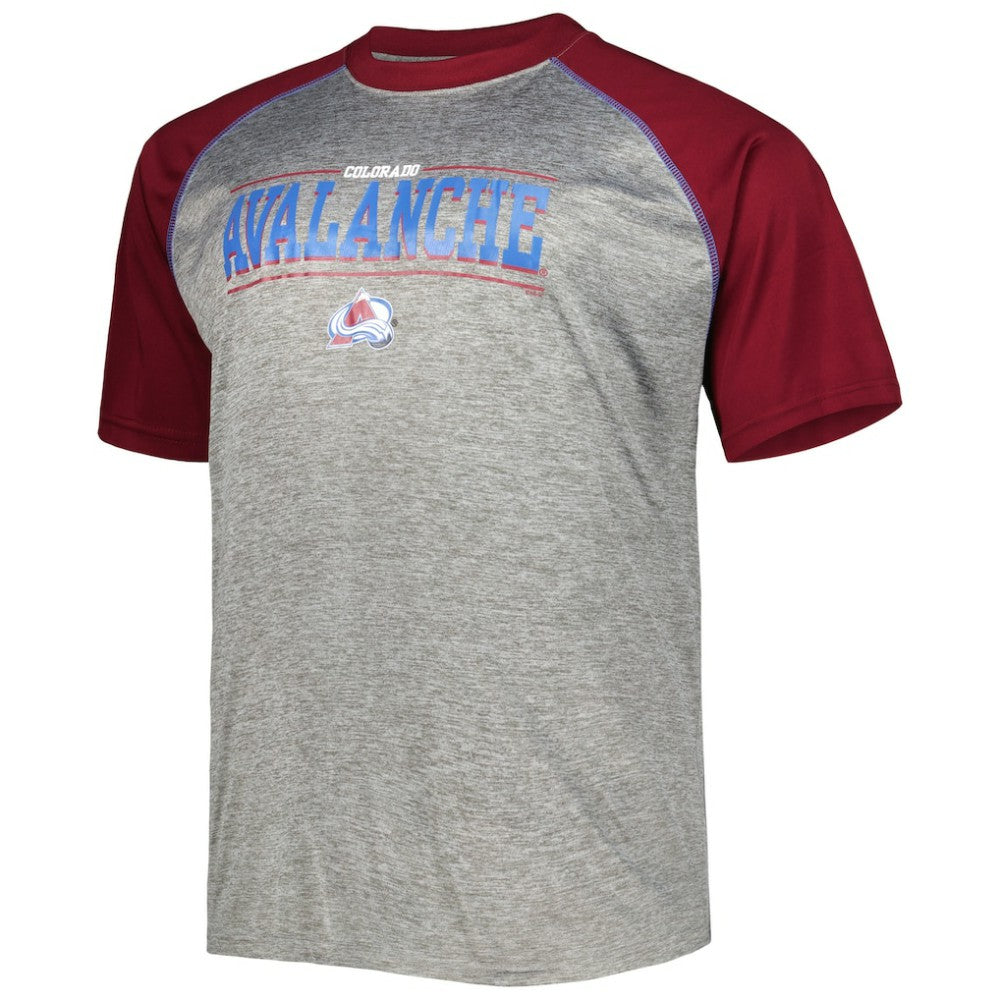 Nathan MacKinnon Colorado Avalanche Fanatics Big & Tall Contrast Raglan Name & Number T-Shirt Discount
